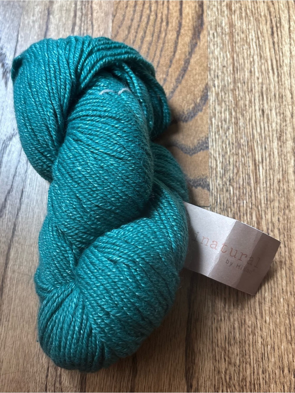 HiKoo Simplinatural Yarn Worsted Aran Baby Alpaca Merino Wool Silk Teal Peacock